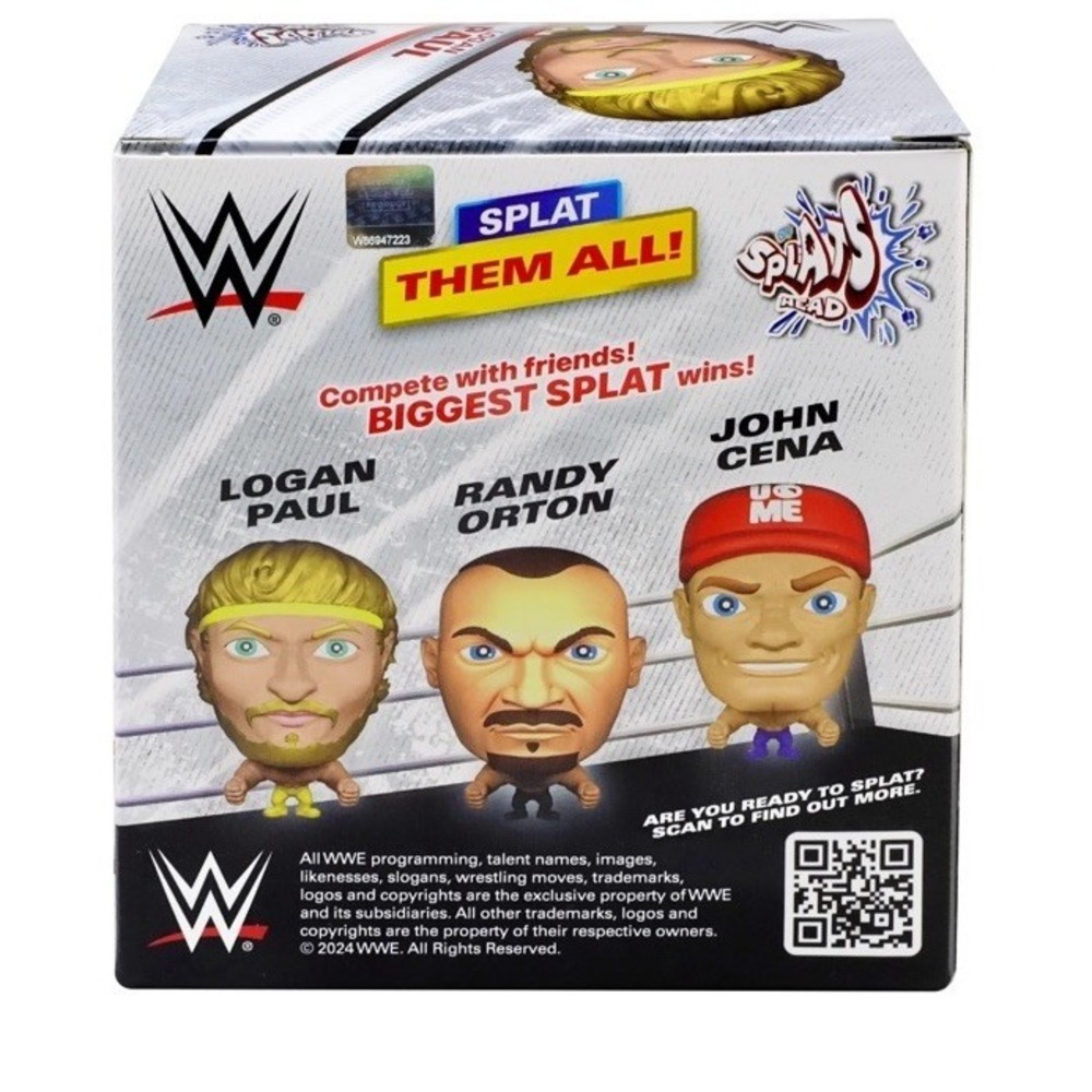 Logan Paul WWE Splats Head Smash Splat Squeeze Squishy Toy Rare NIB - Picture 3 of 4